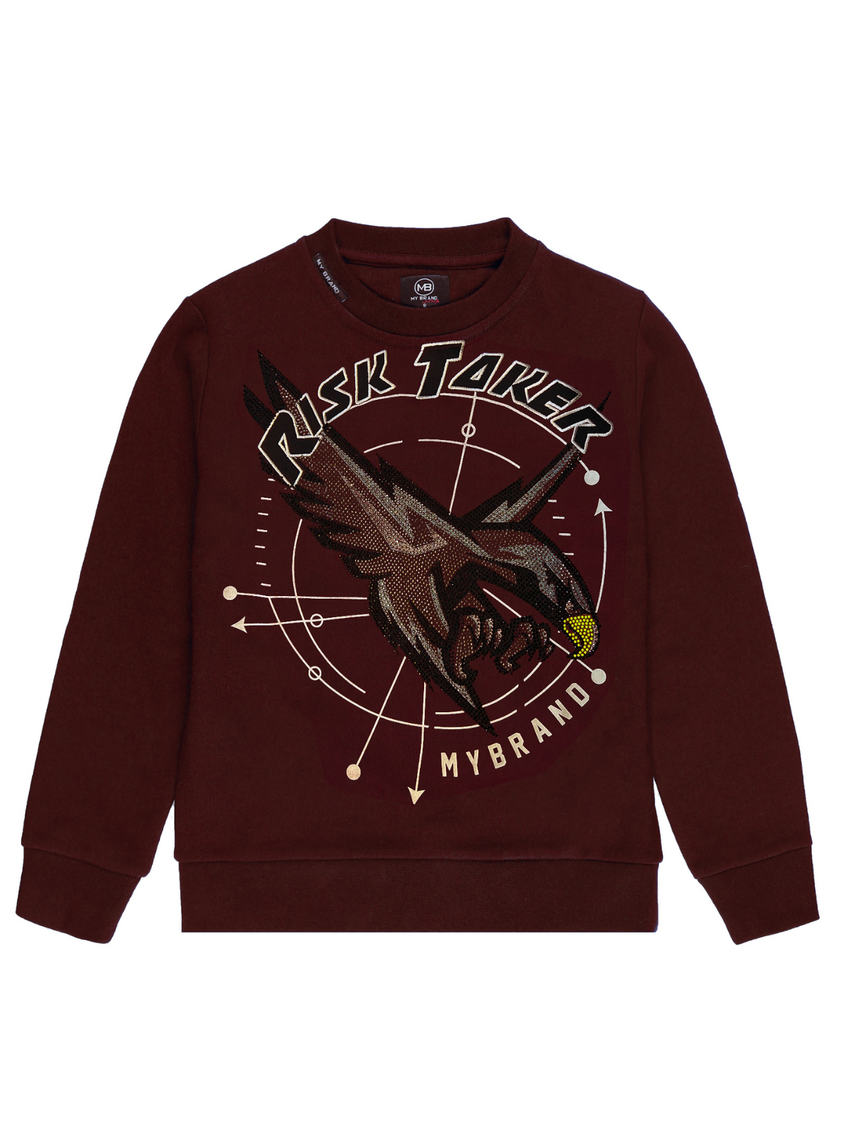 Eagle Risk Sweater Burgundy | BURGUNDY