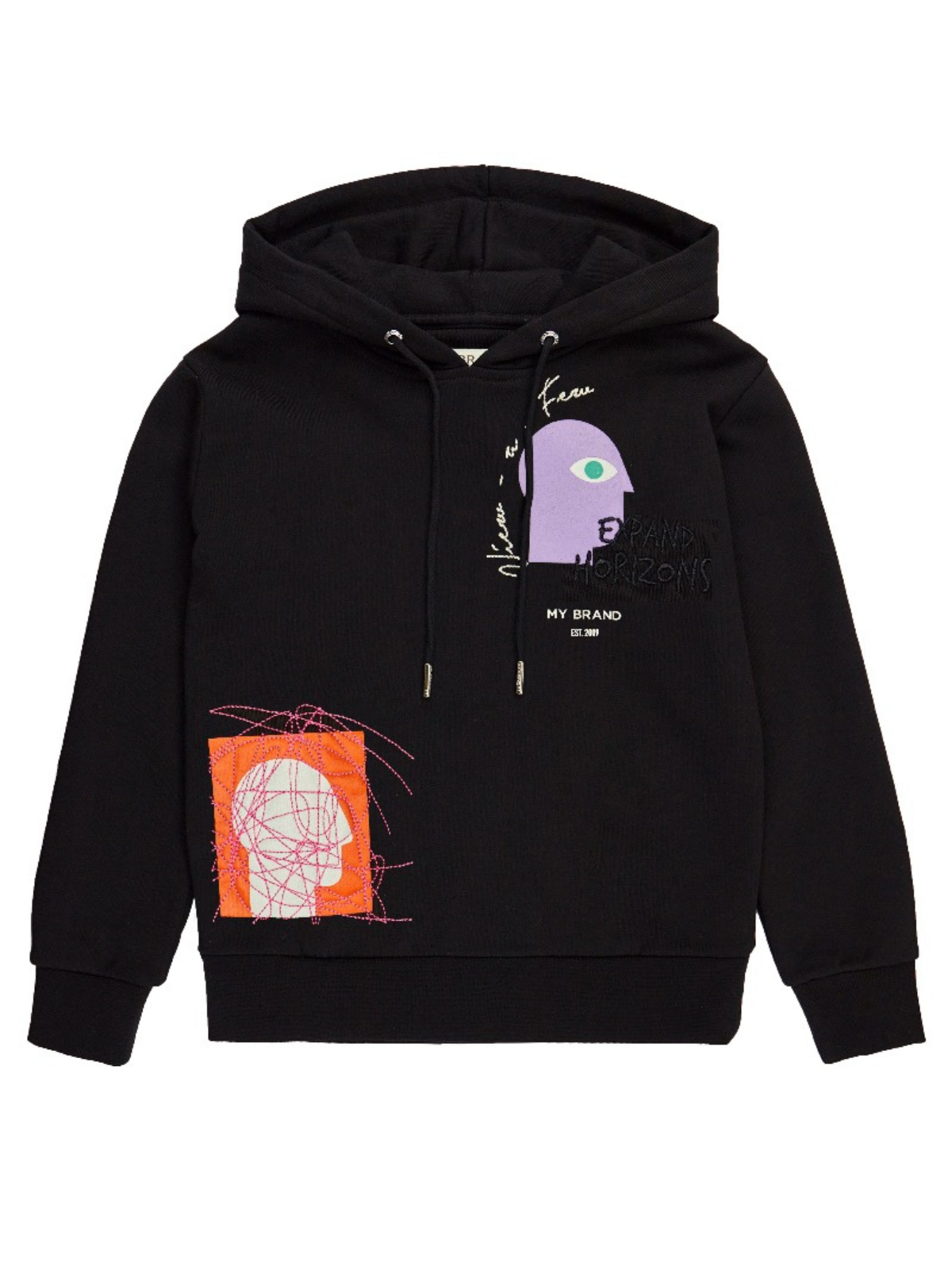 FACADE STREET ART HOODIE | BLACK