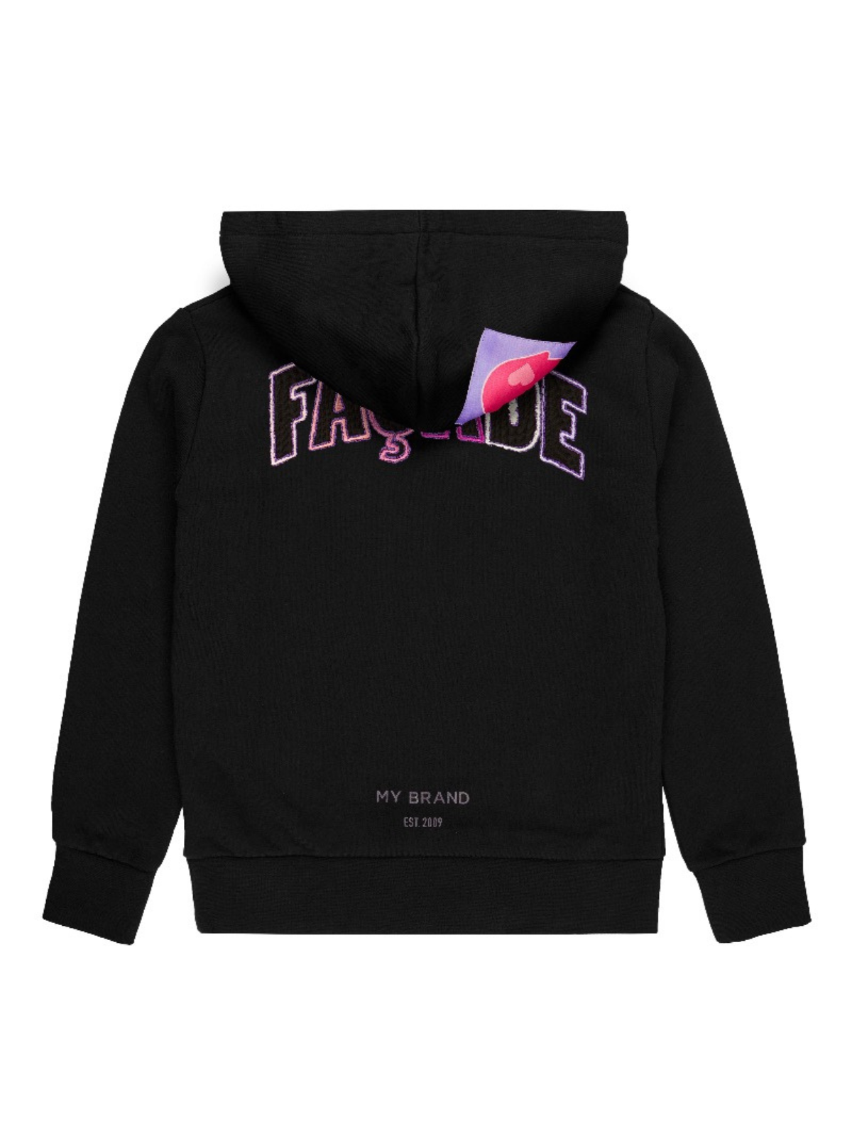 FACADE STREET ART HOODIE | BLACK