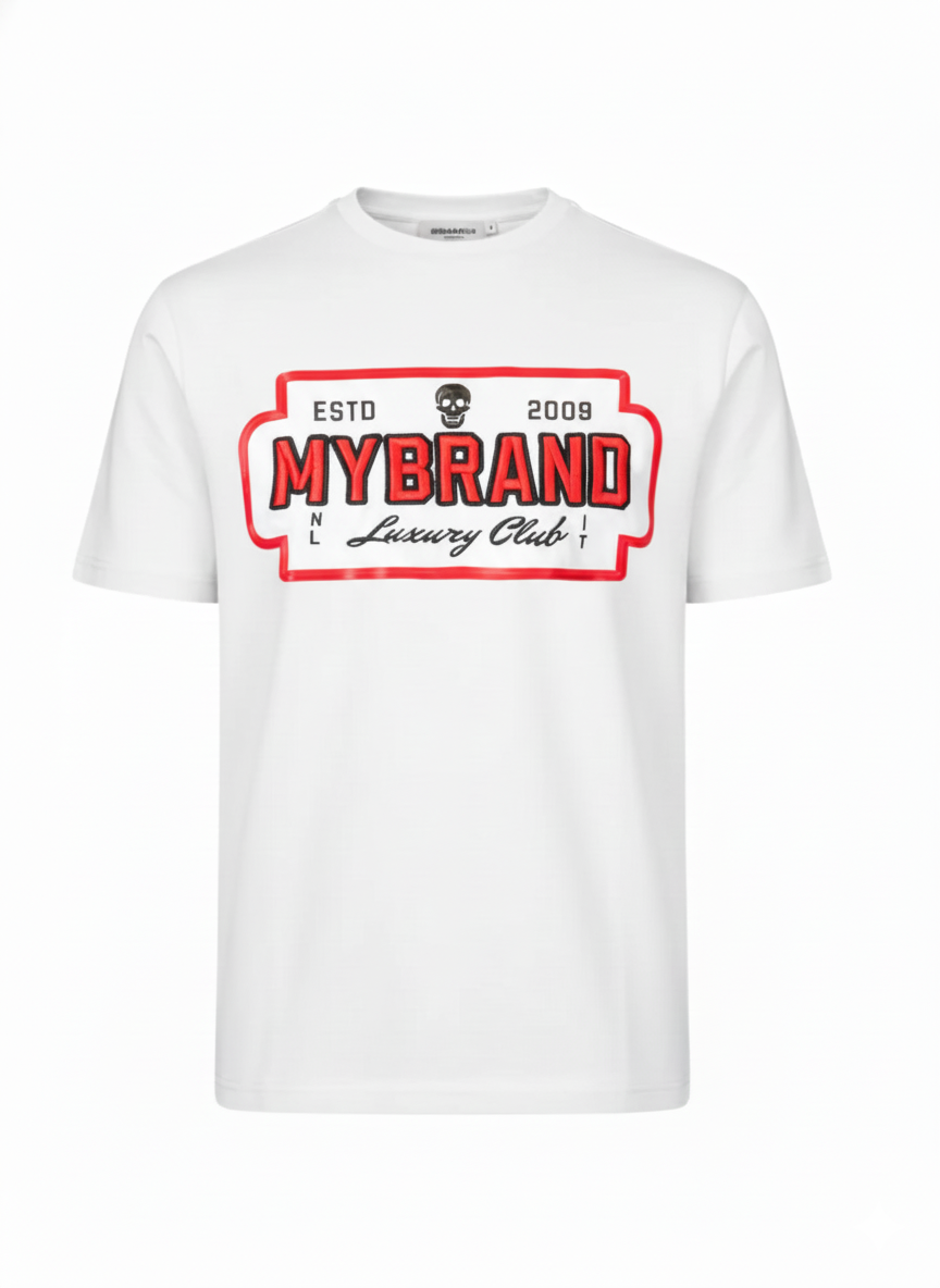 MYBRAND skull Luxery Club | WHITE