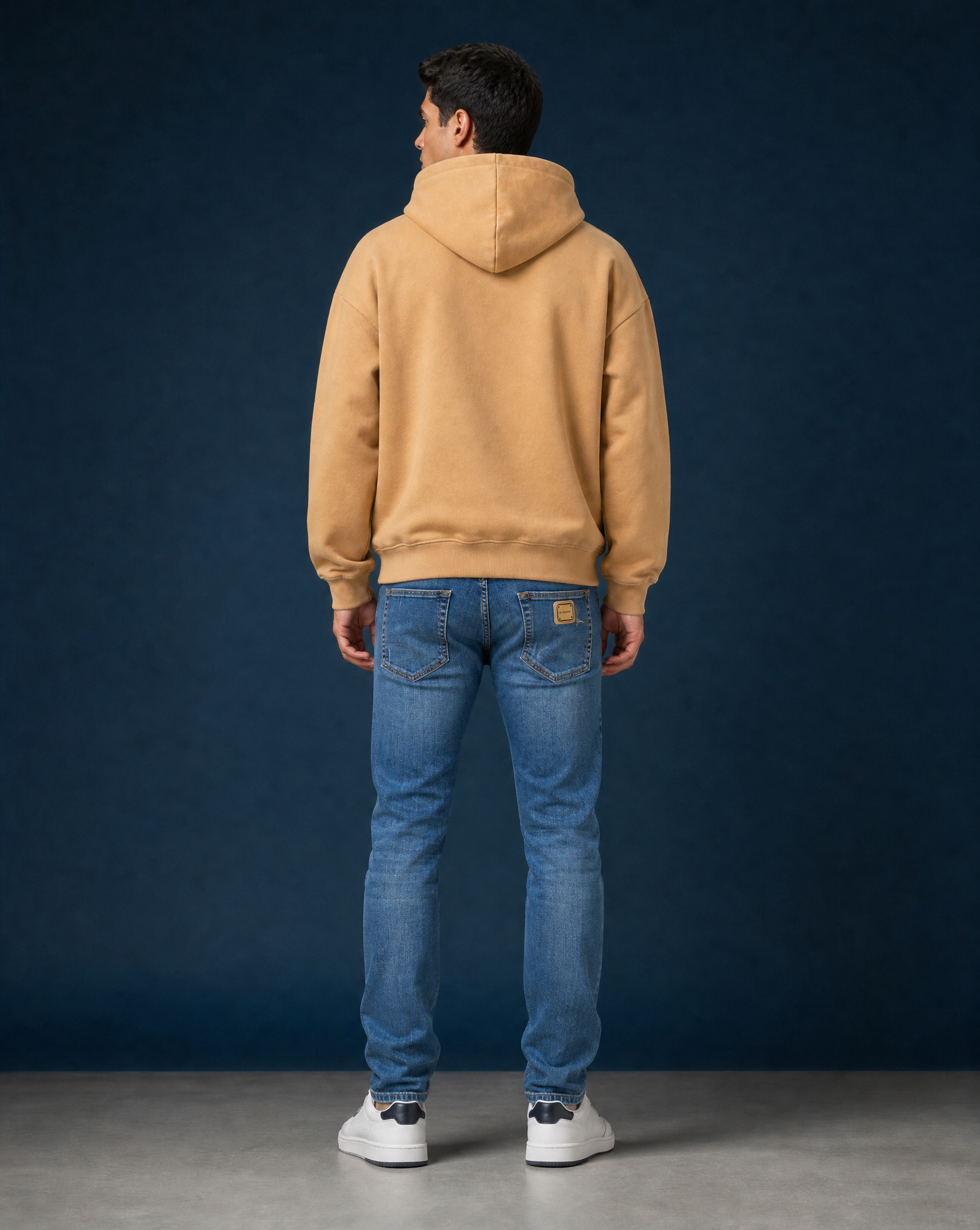 MB ESSENTIALS ZIP HOODIE | BEIGE
