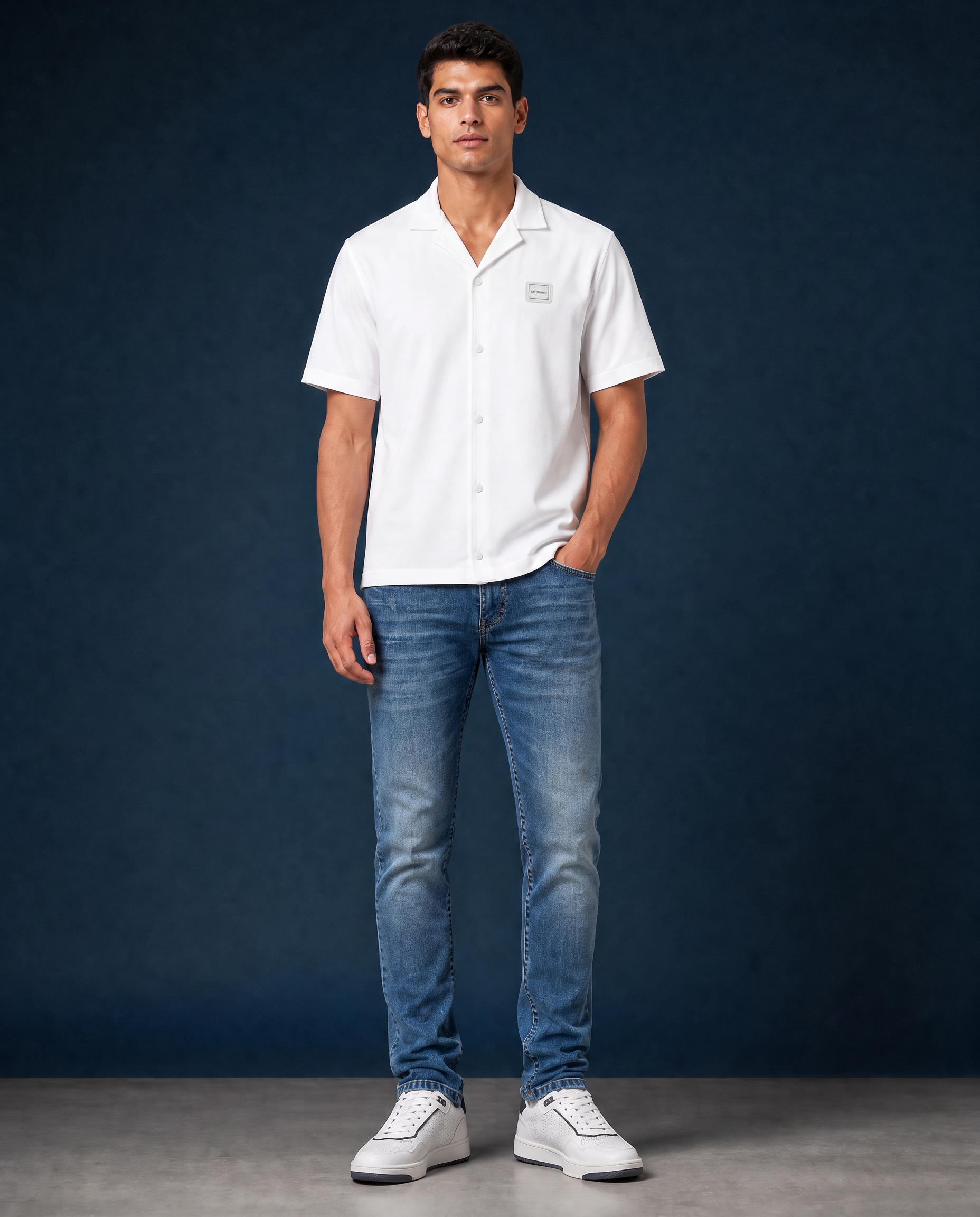 PIQUE POLO WHITE | WHITE
