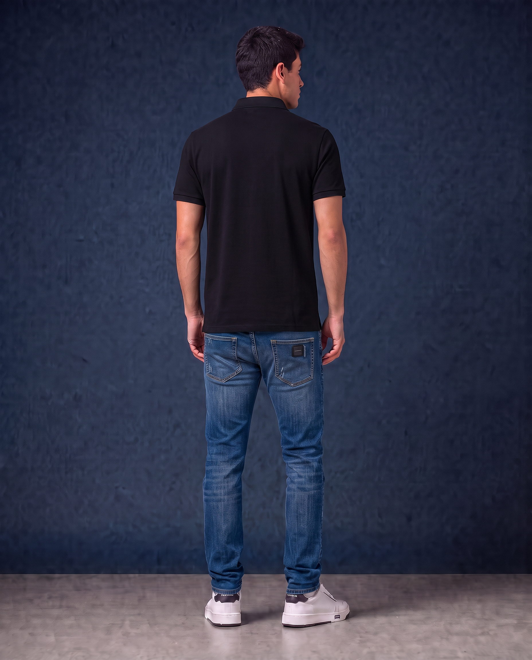 PIQUE POLO BLACK | BLACK