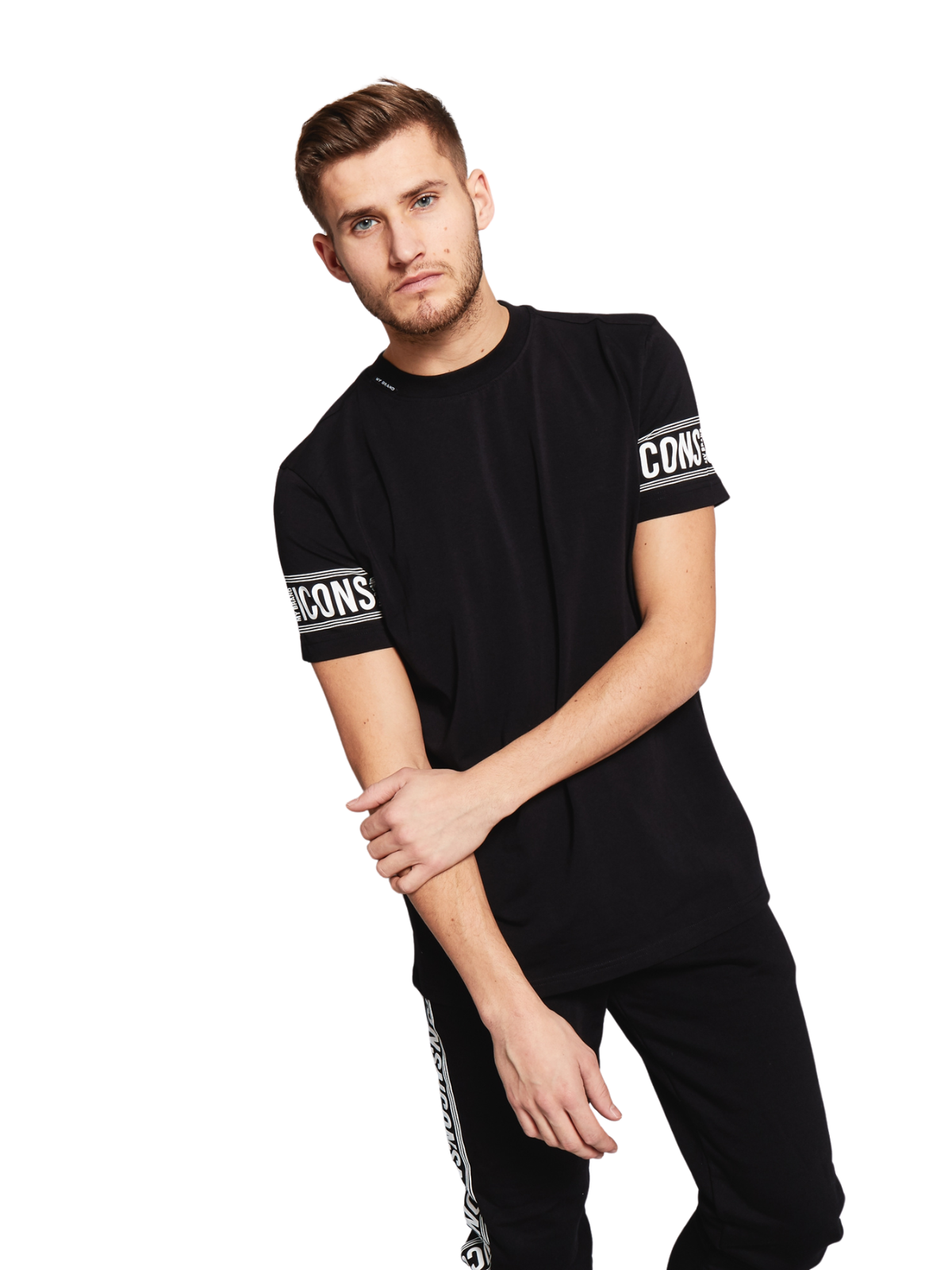 ICONS SLEEVE T-SHIRT | BLACK