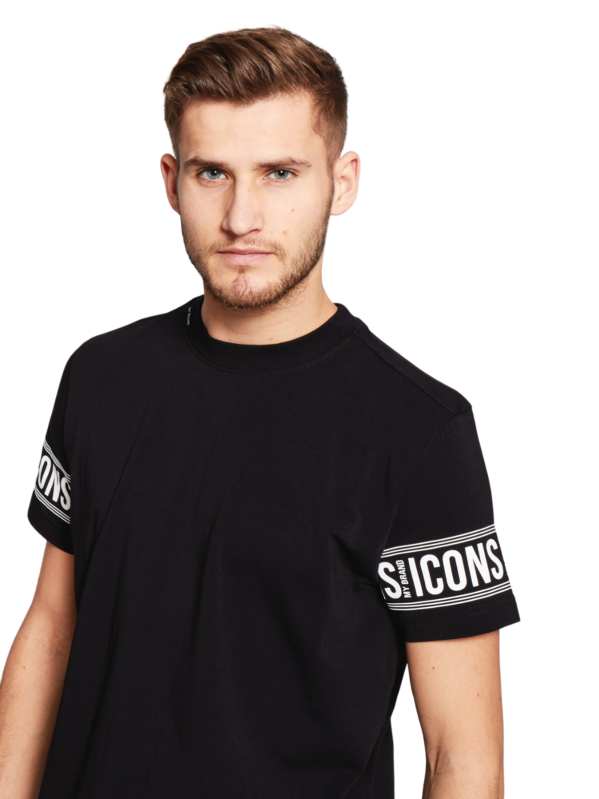 ICONS SLEEVE T-SHIRT | BLACK