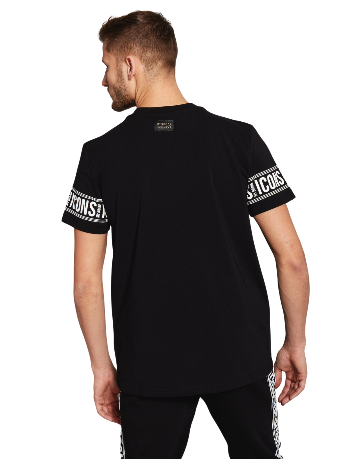 ICONS SLEEVE T-SHIRT | BLACK