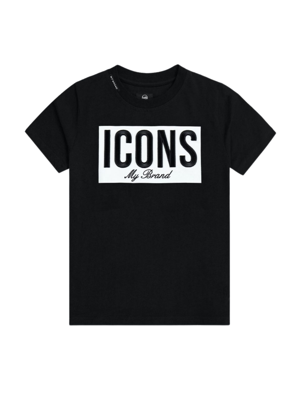 Icons Frame T-Shirt White | BLACK