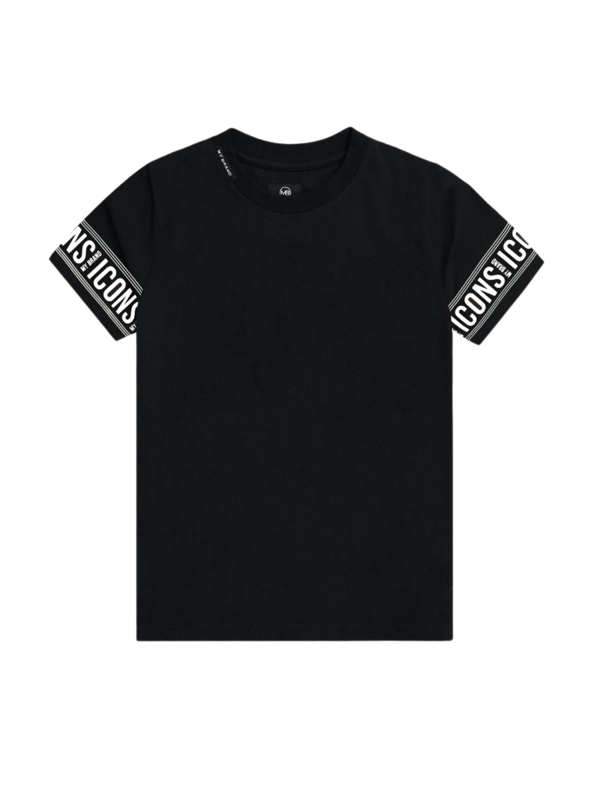 Icons Sleeve T-Shirt White | BLACK