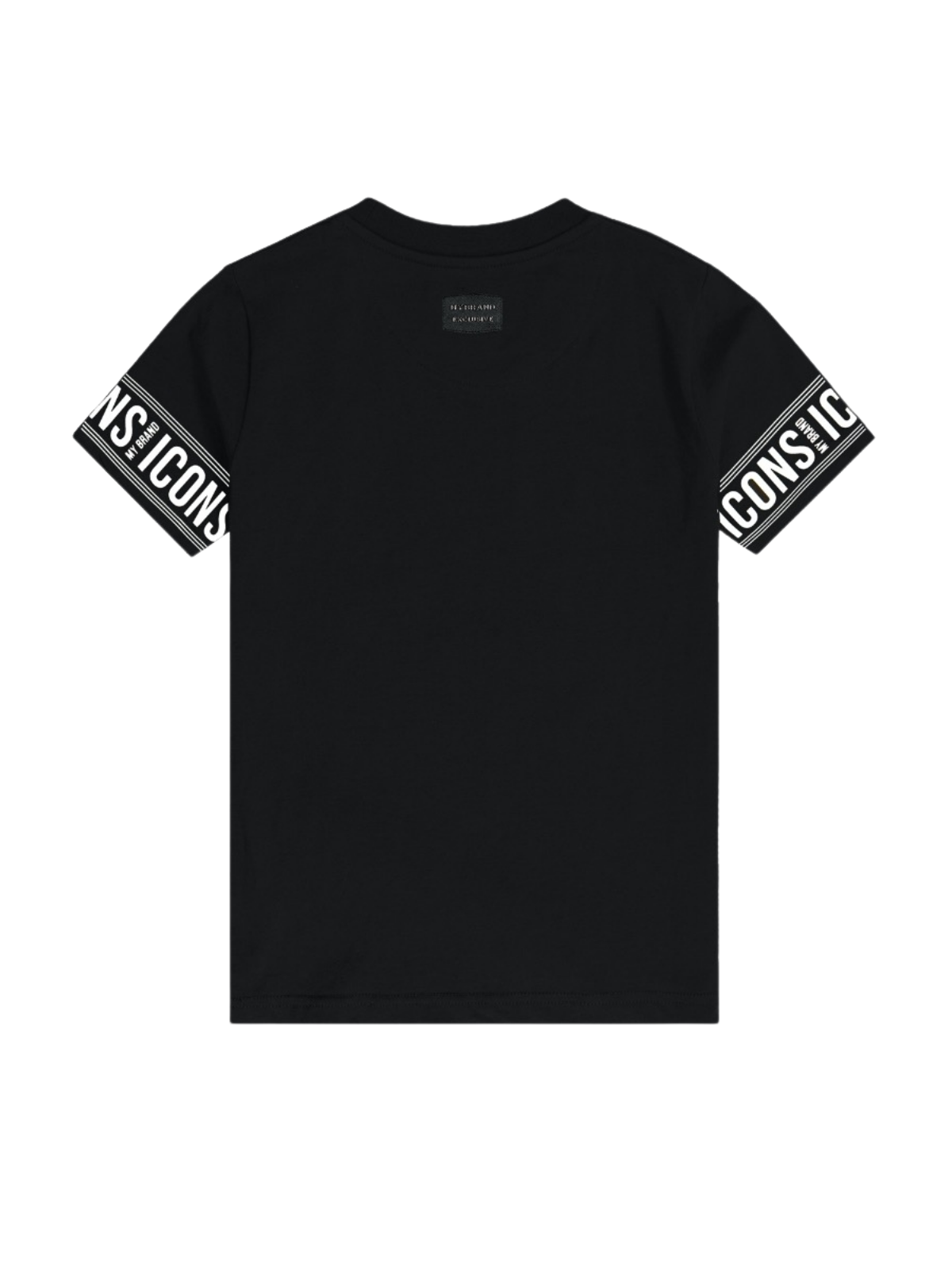 Icons Sleeve T-Shirt White | BLACK