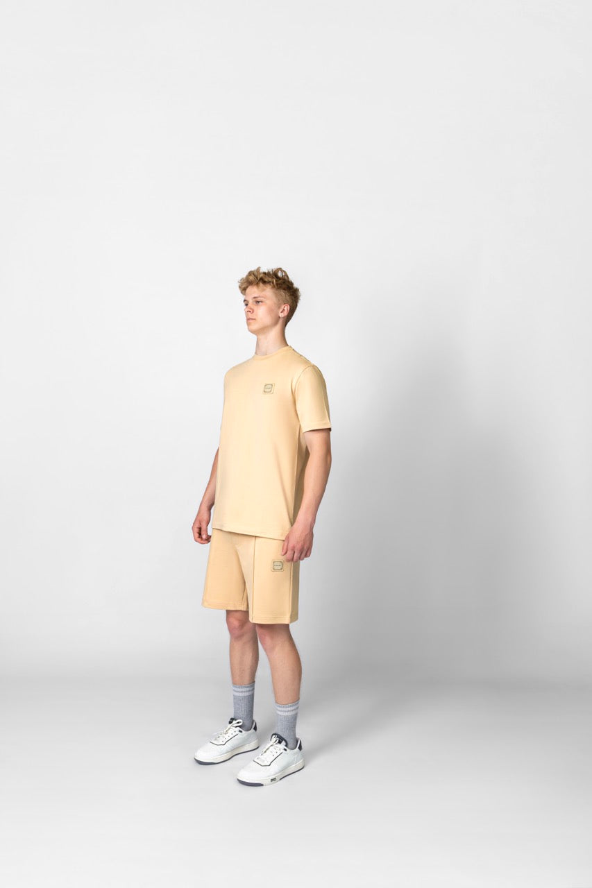 MB ESSENTIALS COTTON TSHIRT | BEIGE