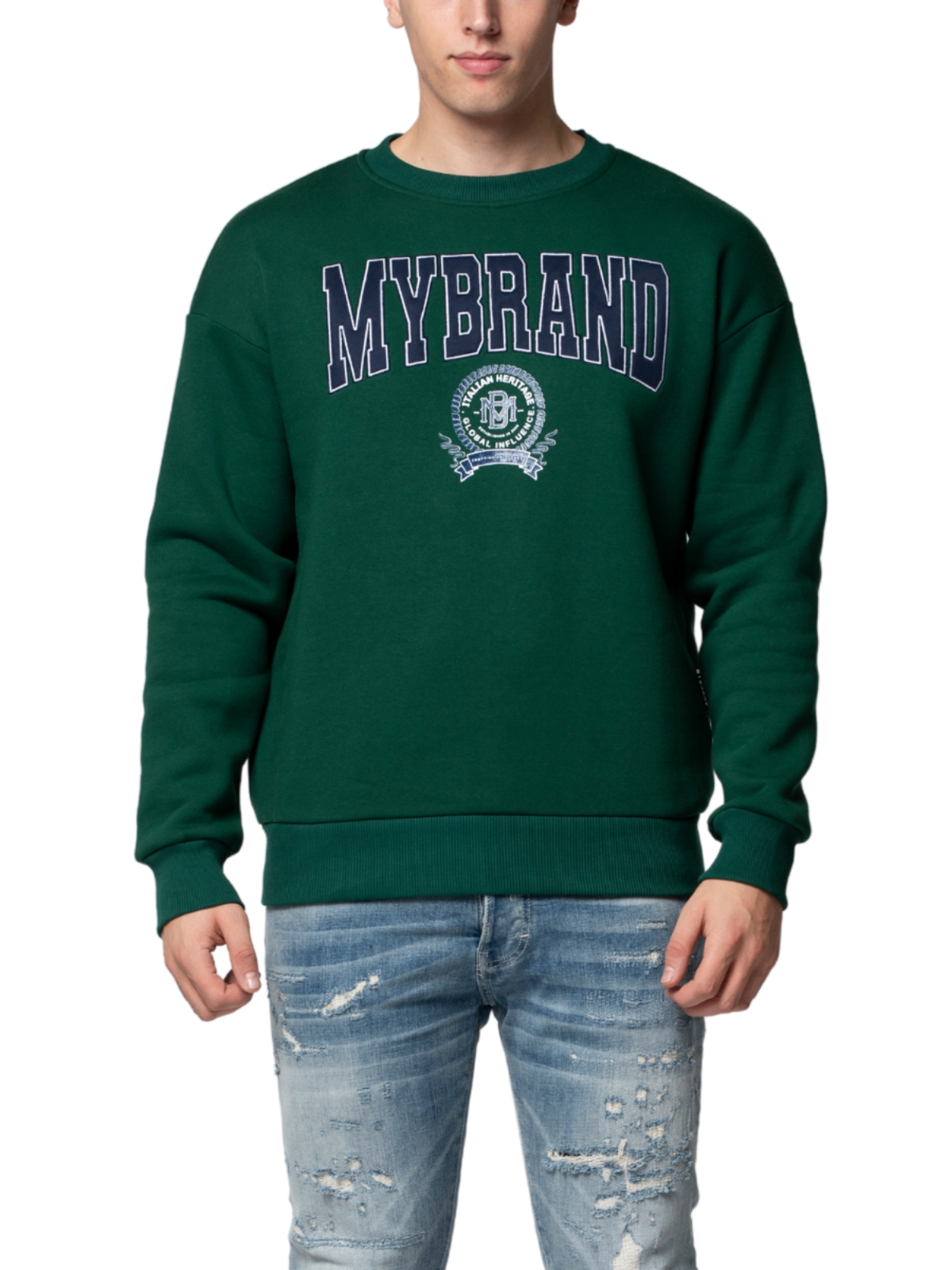 MB ITALIAN HERITAGE GLOBAL SWEATER | GREEN