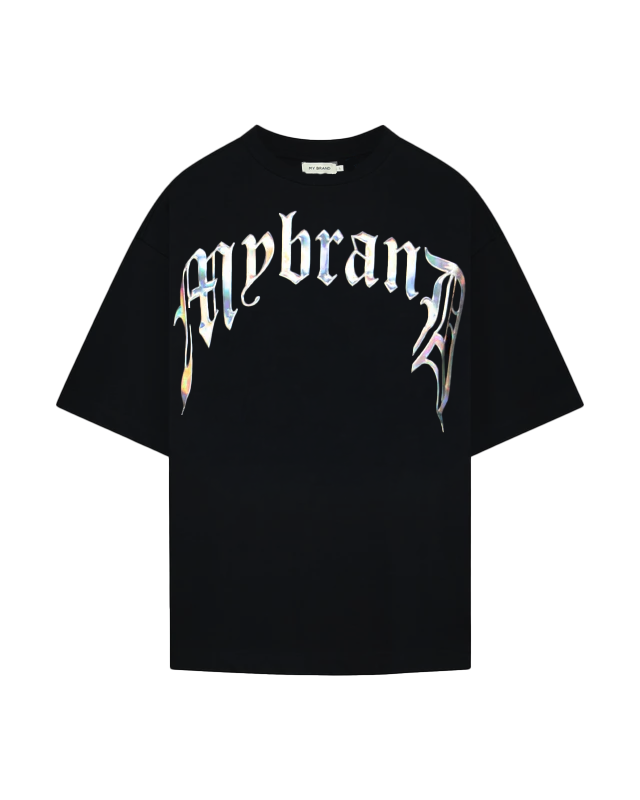 Chrome print mybrand | BLACK