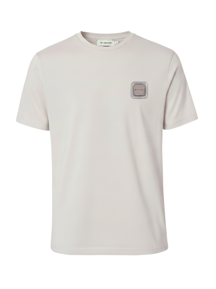 MB ESSENTIALS COTTON TSHIRT | TAUPE