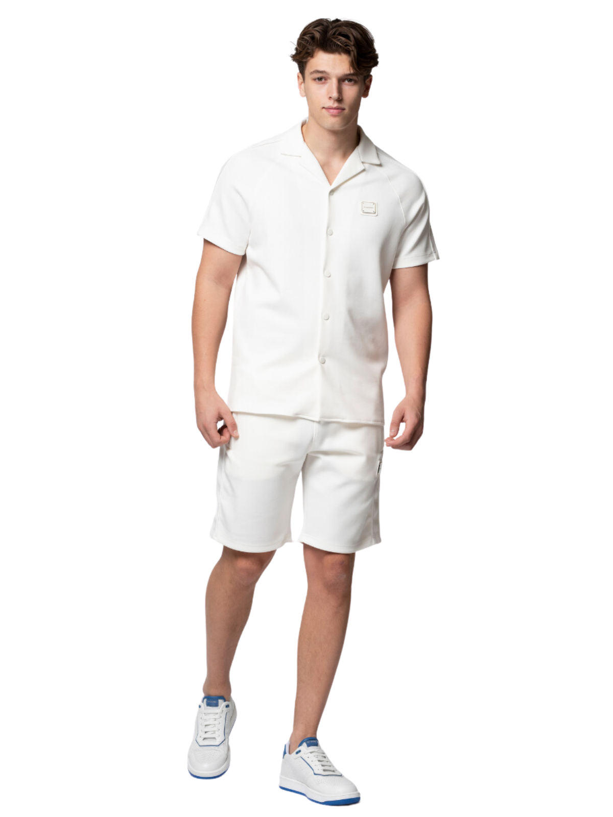 MB ESSENTIAL PIQUE WHITE SHORT | WHITE