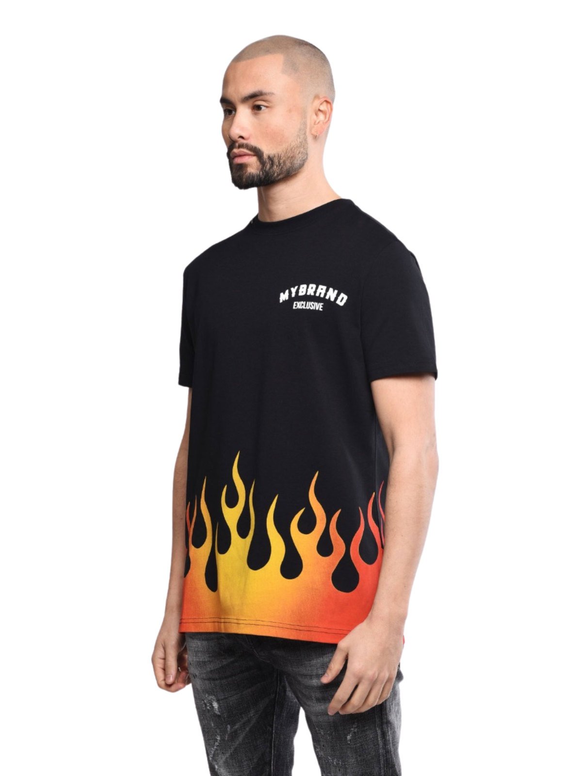 Mb Fire T-Shirt Black | BLACK