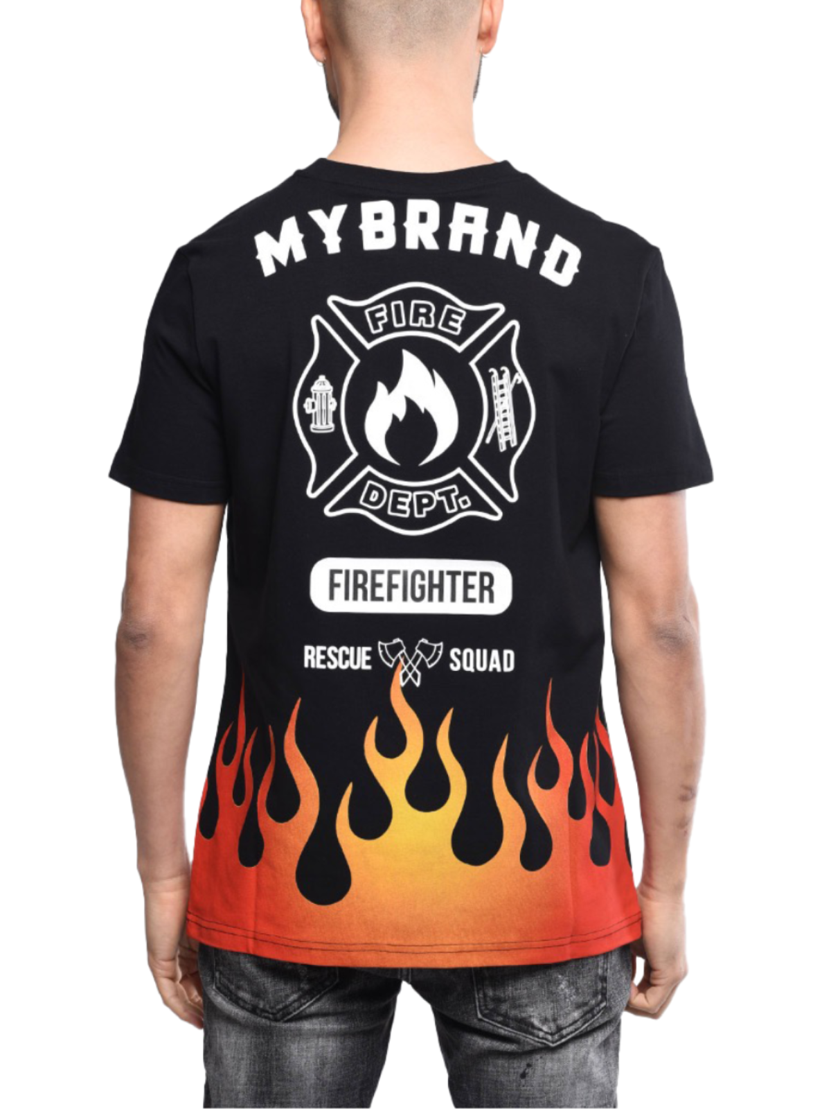 Mb Fire T-Shirt Black | BLACK