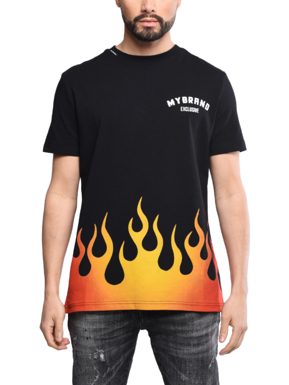 Mb Fire T-Shirt Black | BLACK