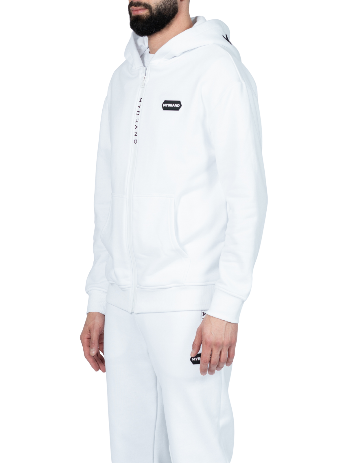 MB HEXAGON PATCH JACKET WHI | WHITE