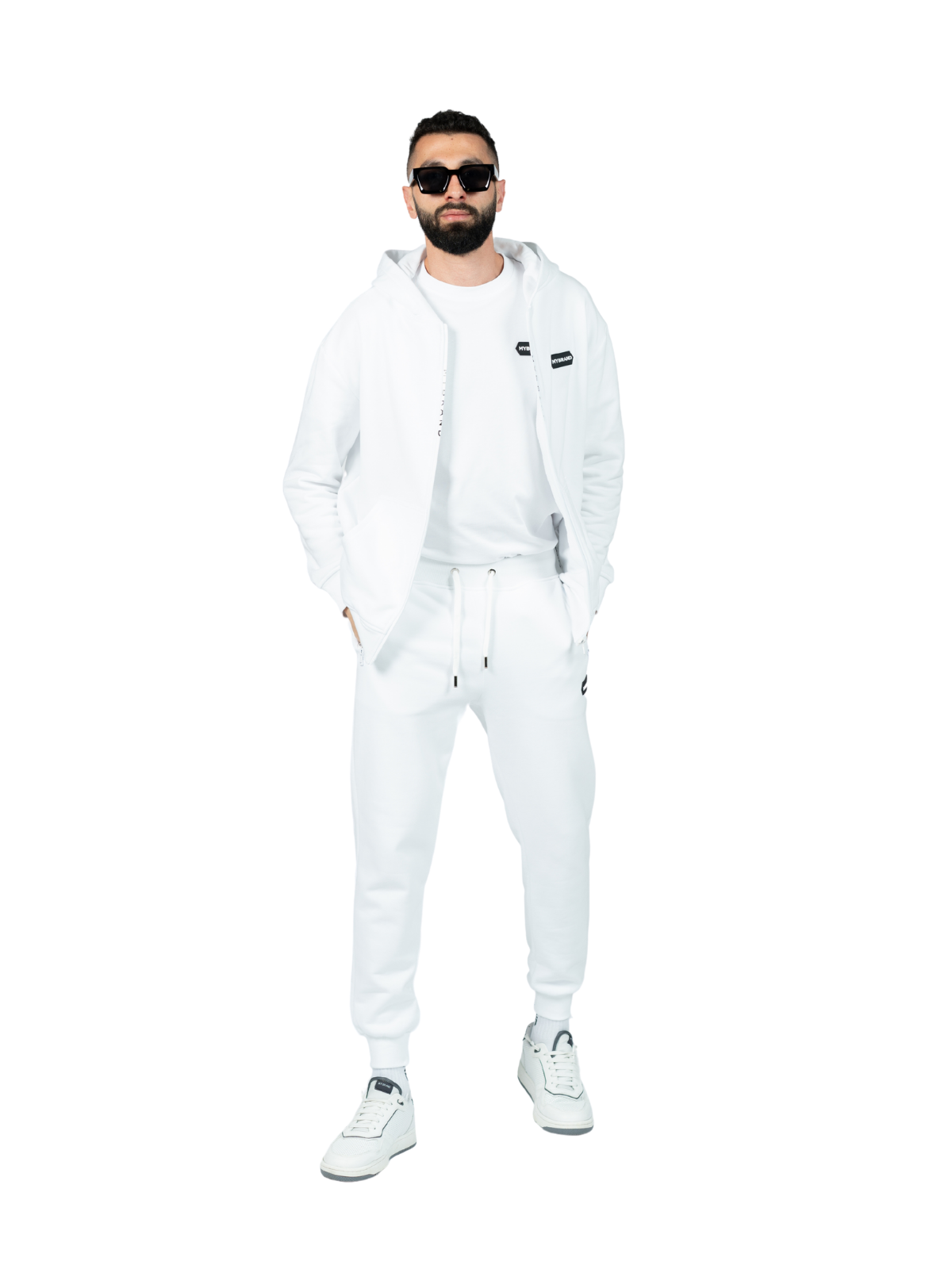 MB HEXAGON PATCH JACKET WHI | WHITE