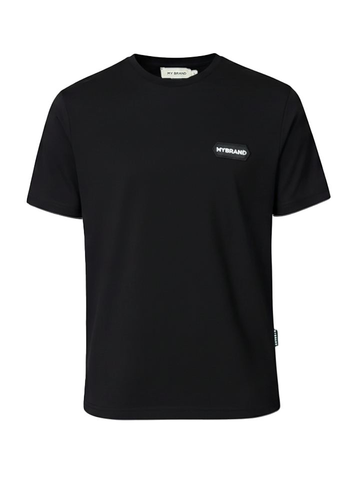 MB HEXAGON PATCH T-SHIRT BL | BLACK