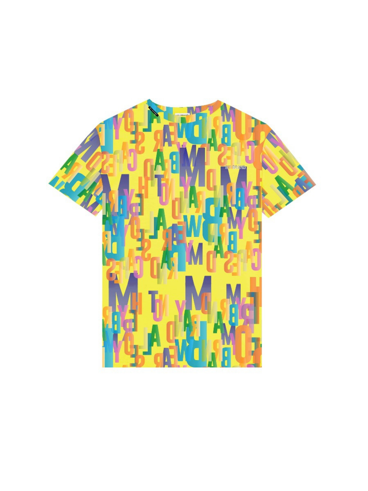 MB LETTERS GRADIENT T-SHI | MULTI COLOR