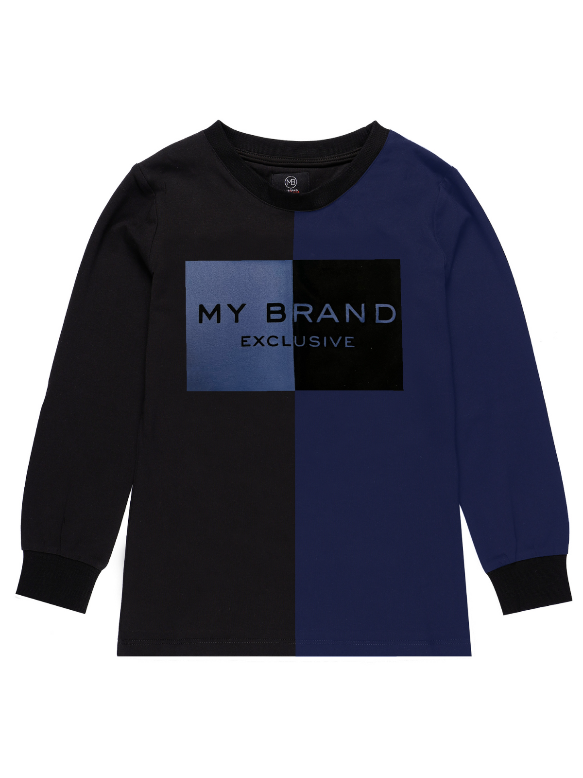 Mb Logo Sweater Black | BLUE