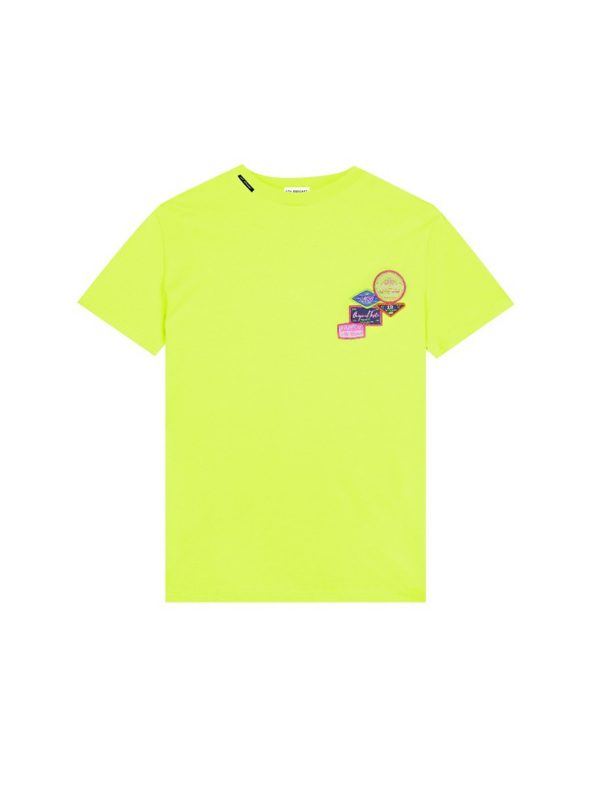 MB OLD SKOOL PATCHES T-SH | NEON YELLOW