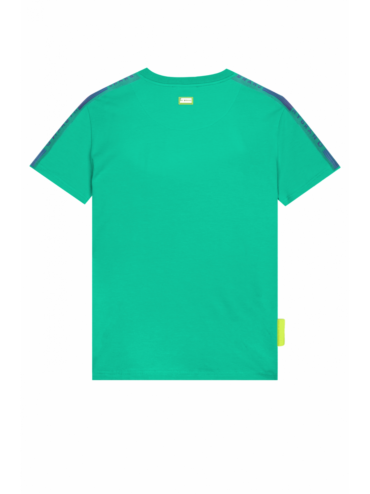 MB TAPING GRADIENT T-SHIR | TURQUOISE