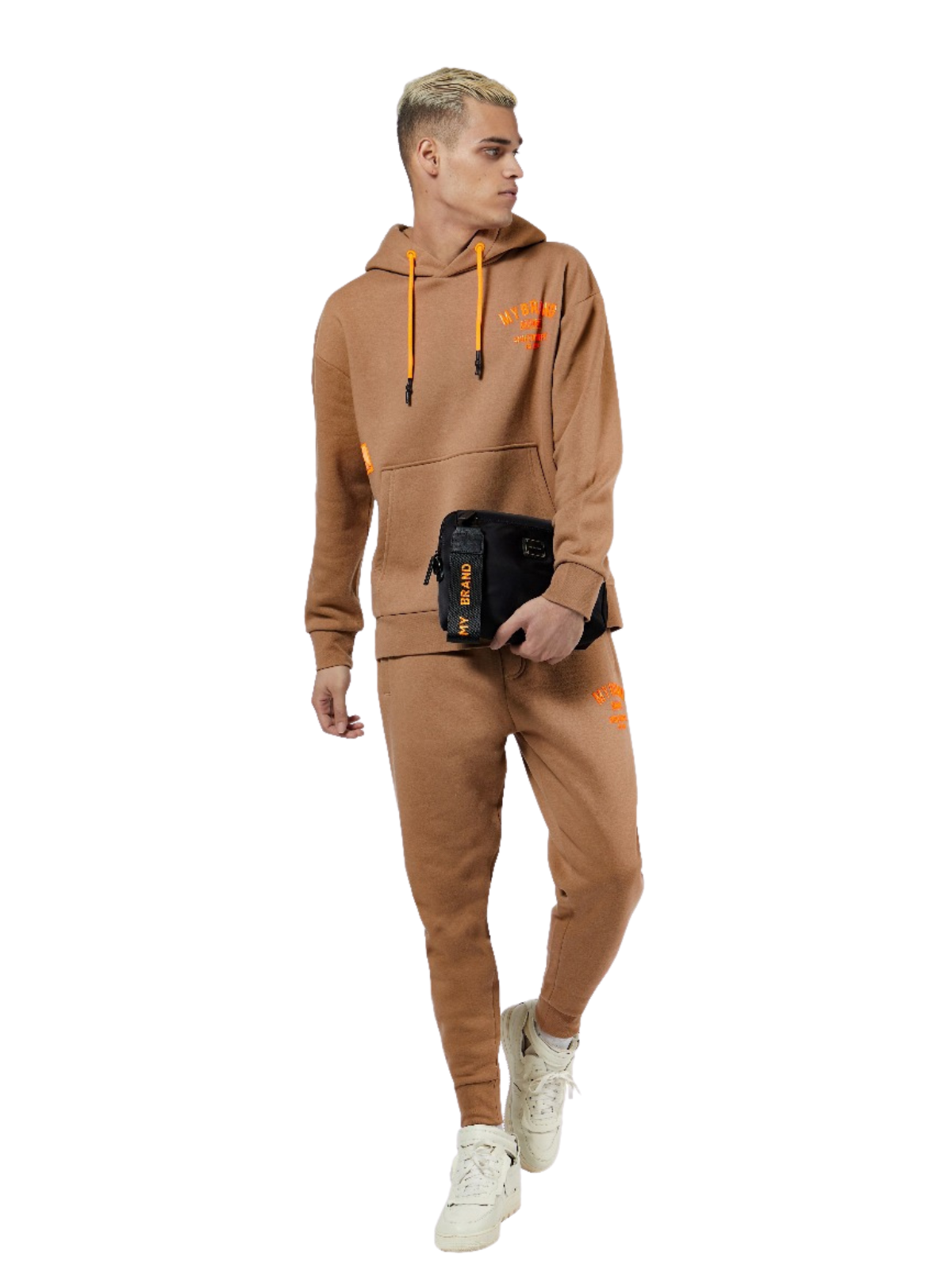 Mb Varsity Joggingsuit | CAMEL