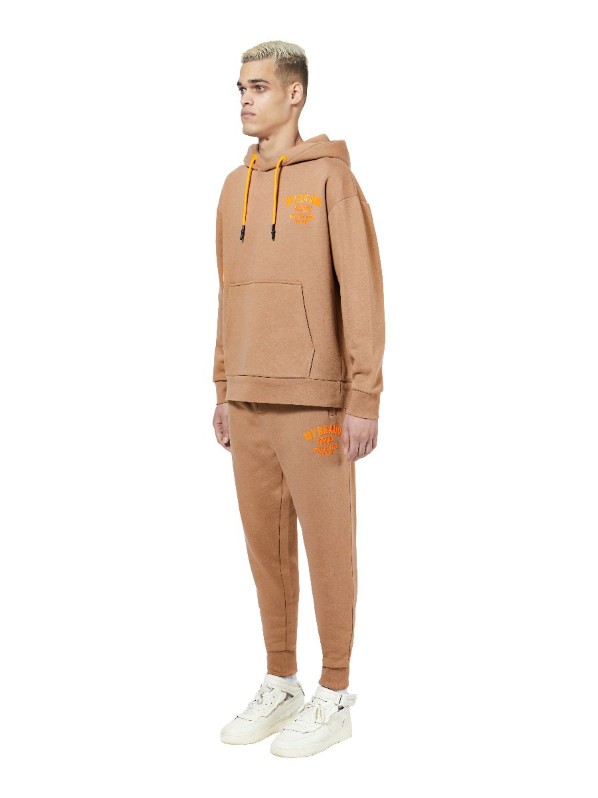 Mb Varsity Joggingsuit | CAMEL