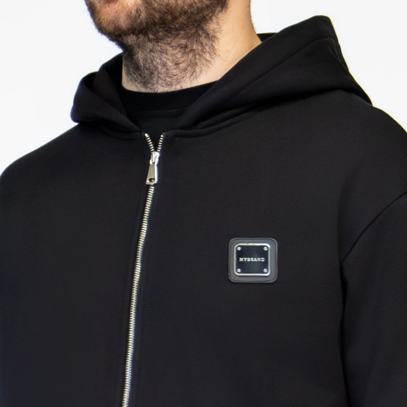 MB ESSENTIALS ZIP HOODIE | BLACK