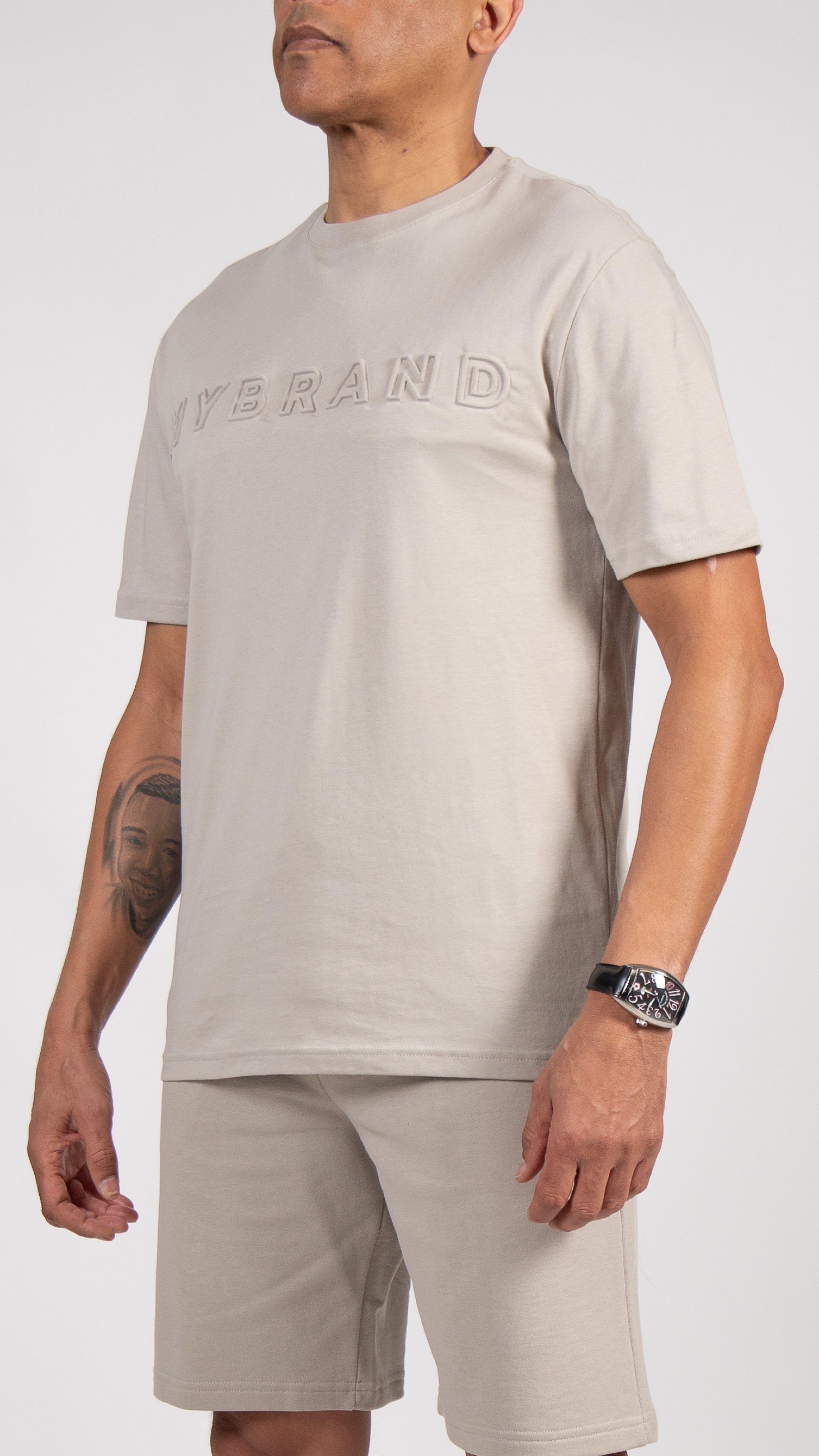 MYBRAND Embosed Statement Tee | CAMEL