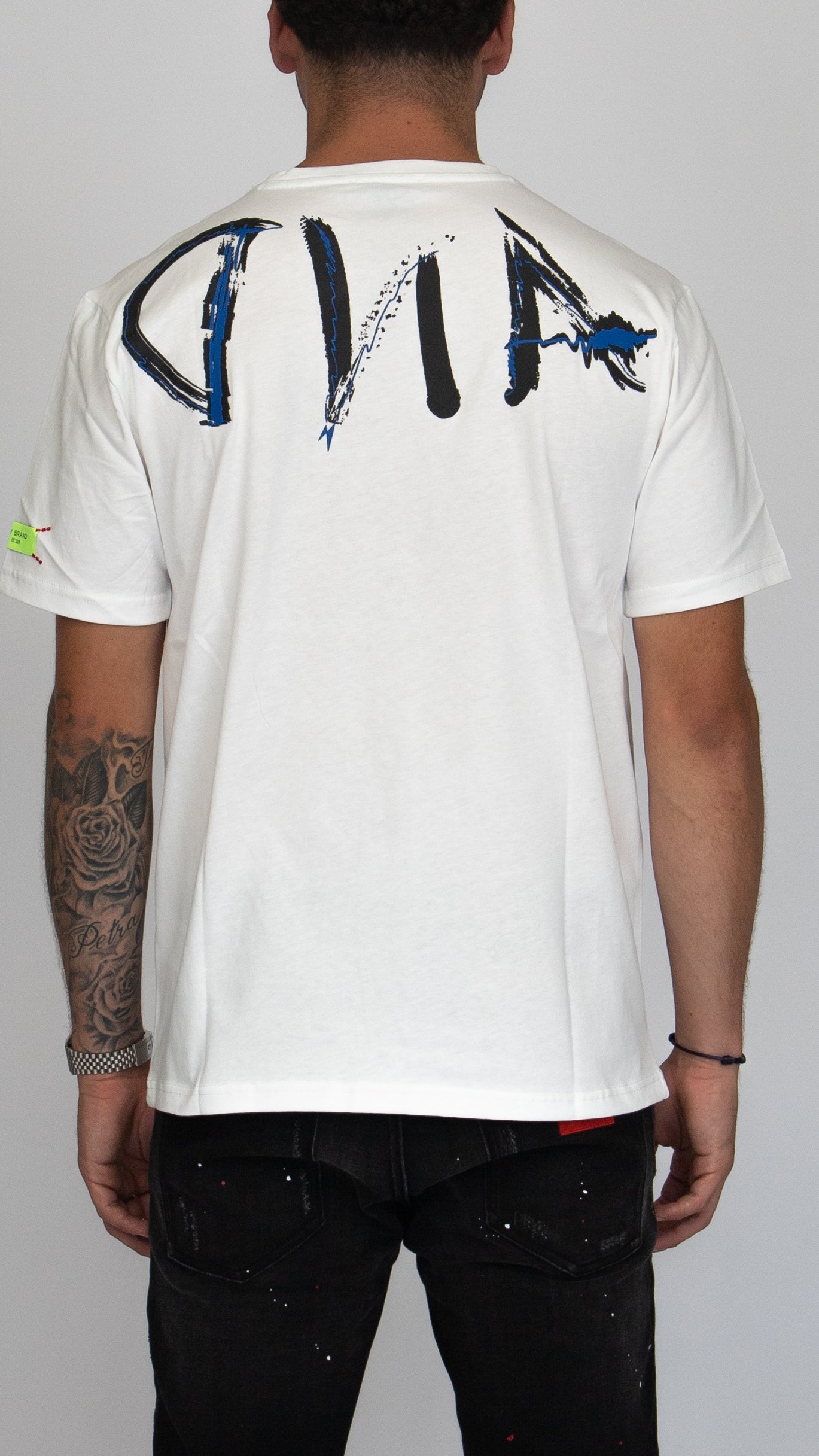 MYBRAND Signature Scribble Tee | OFF-WHITE