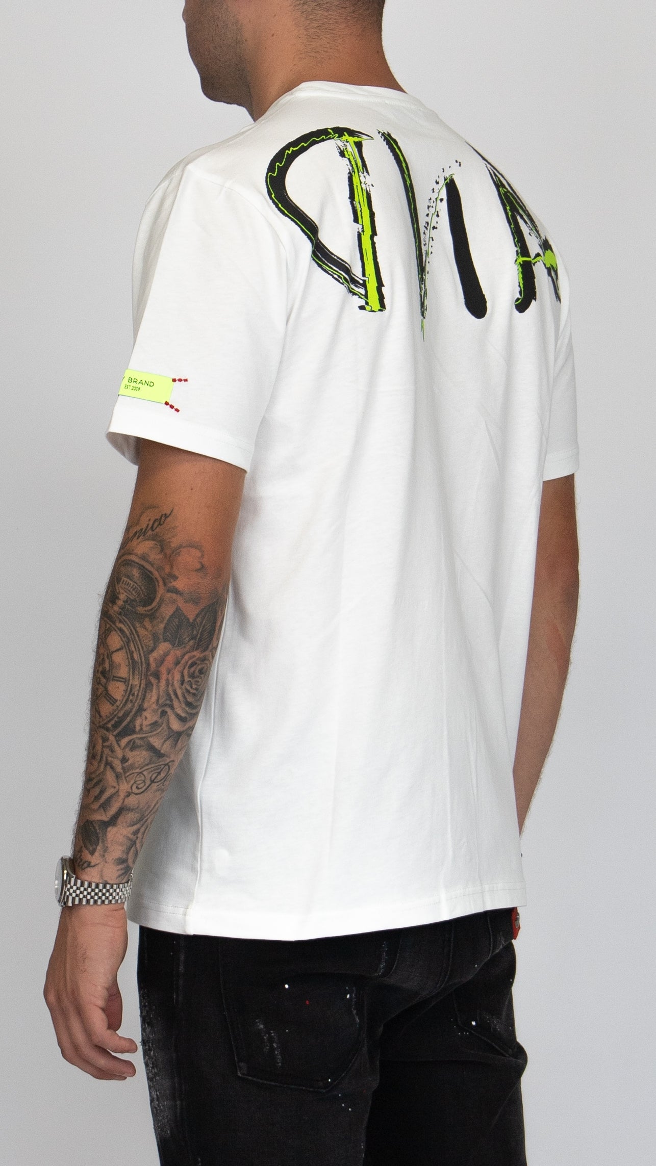 MYBRAND Signature Scribble Tee | OFF-WHITE