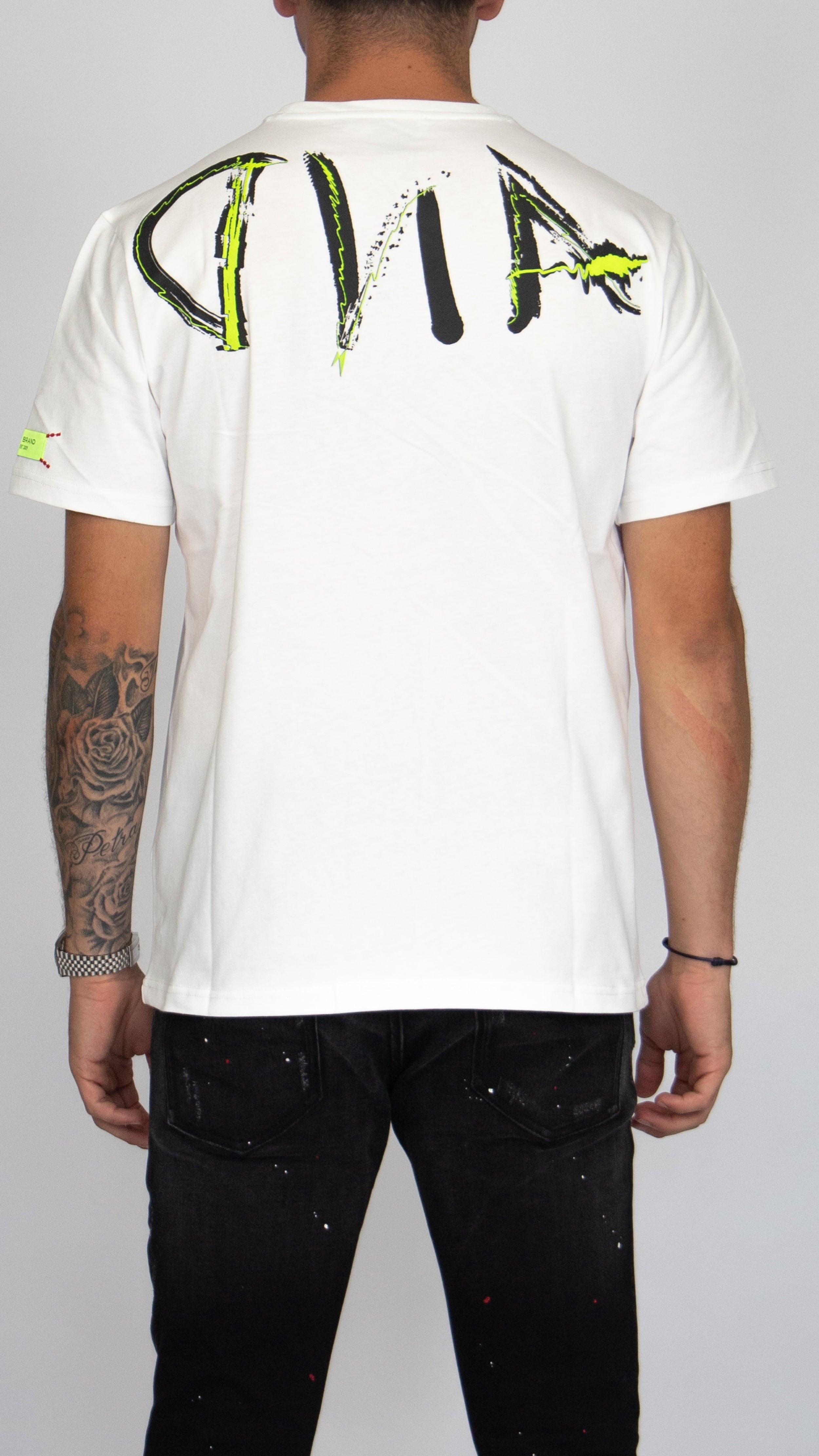 MYBRAND Signature Scribble Tee | OFF-WHITE