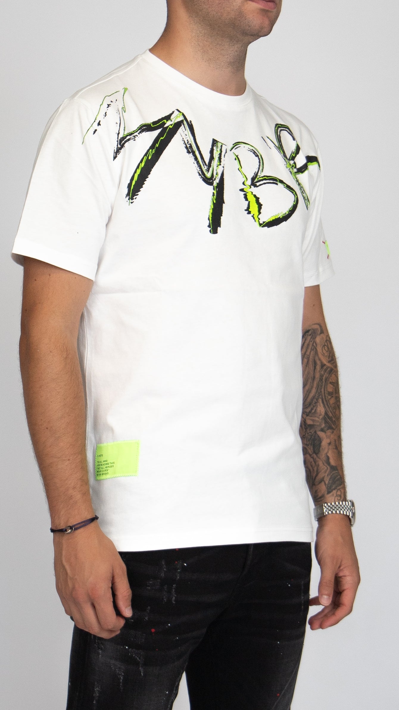 MYBRAND Signature Scribble Tee | OFF-WHITE