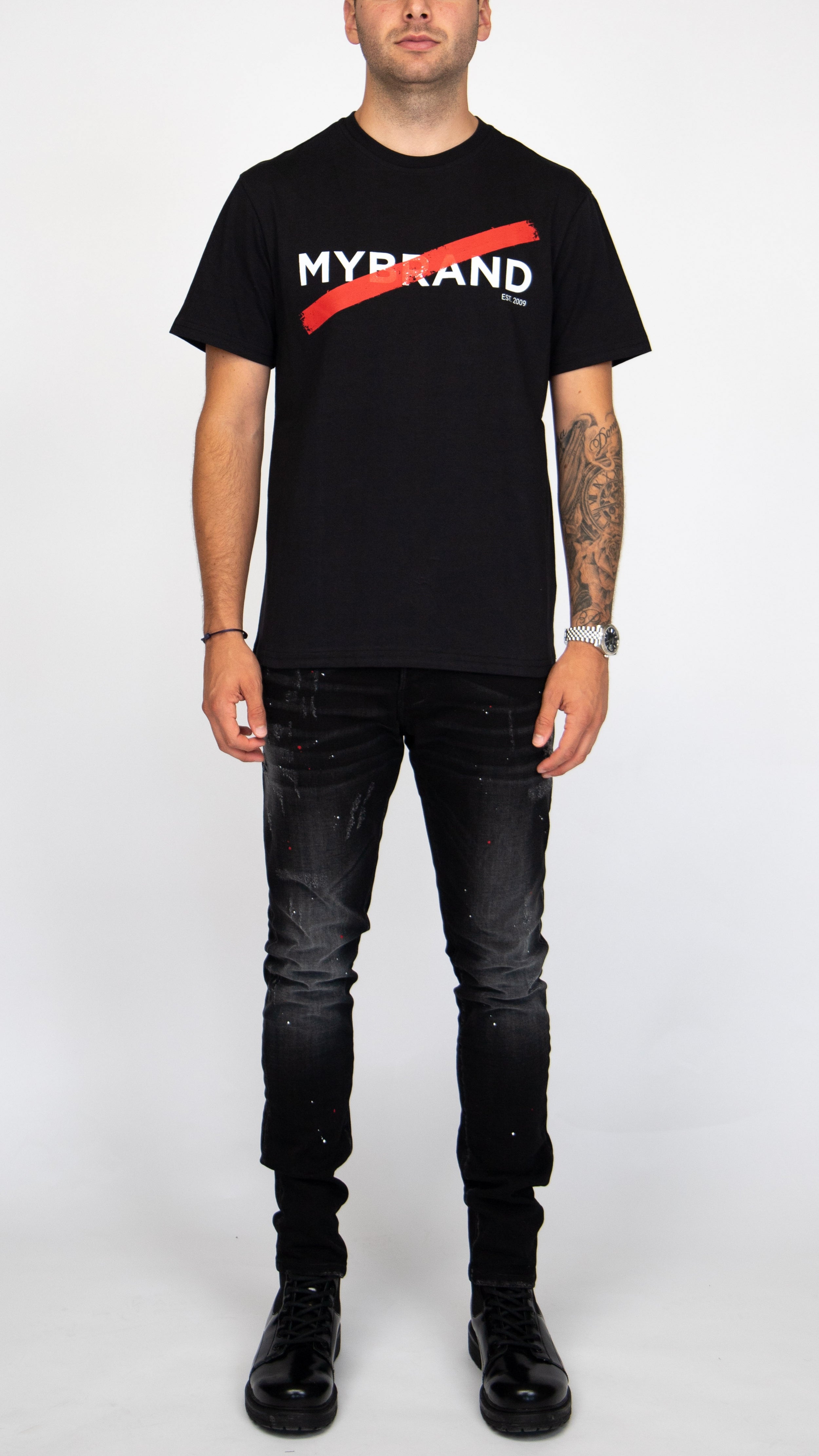 The Red Line Shirt Black | BLACK