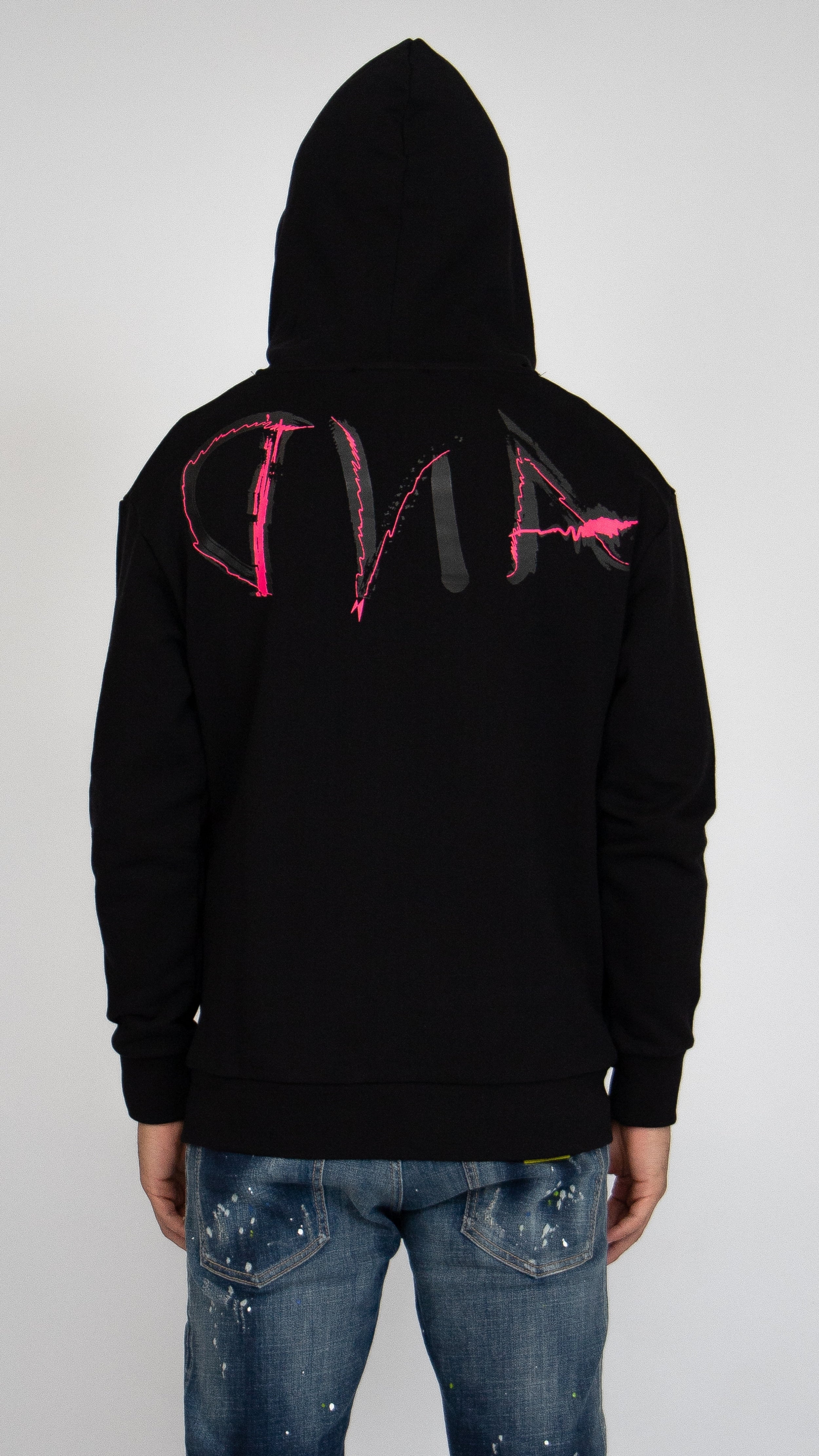 MYBRAND Signature Scribble Hoodie | BLACK