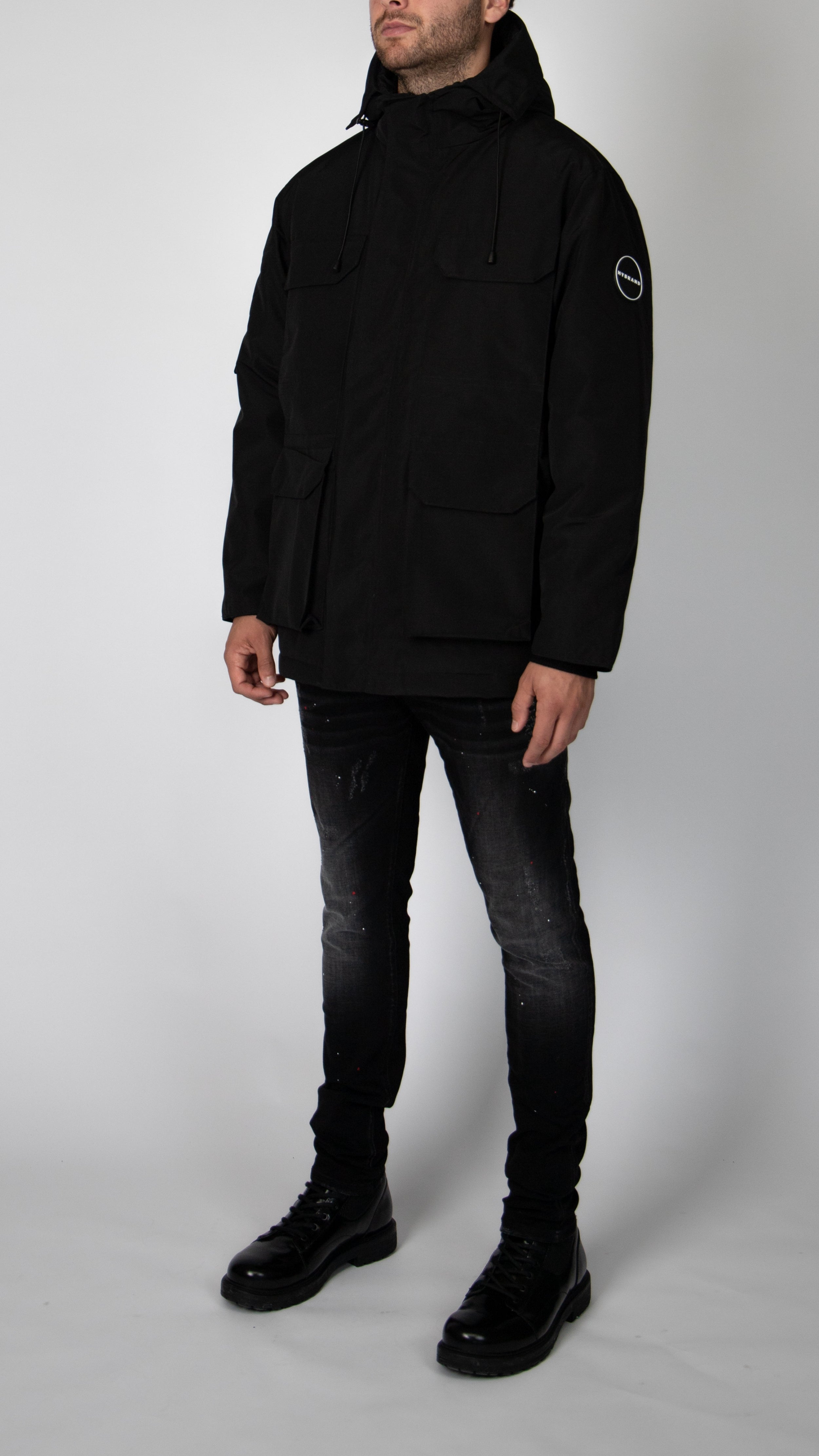 CORTINA LONG JACKET BLACK | BLACK