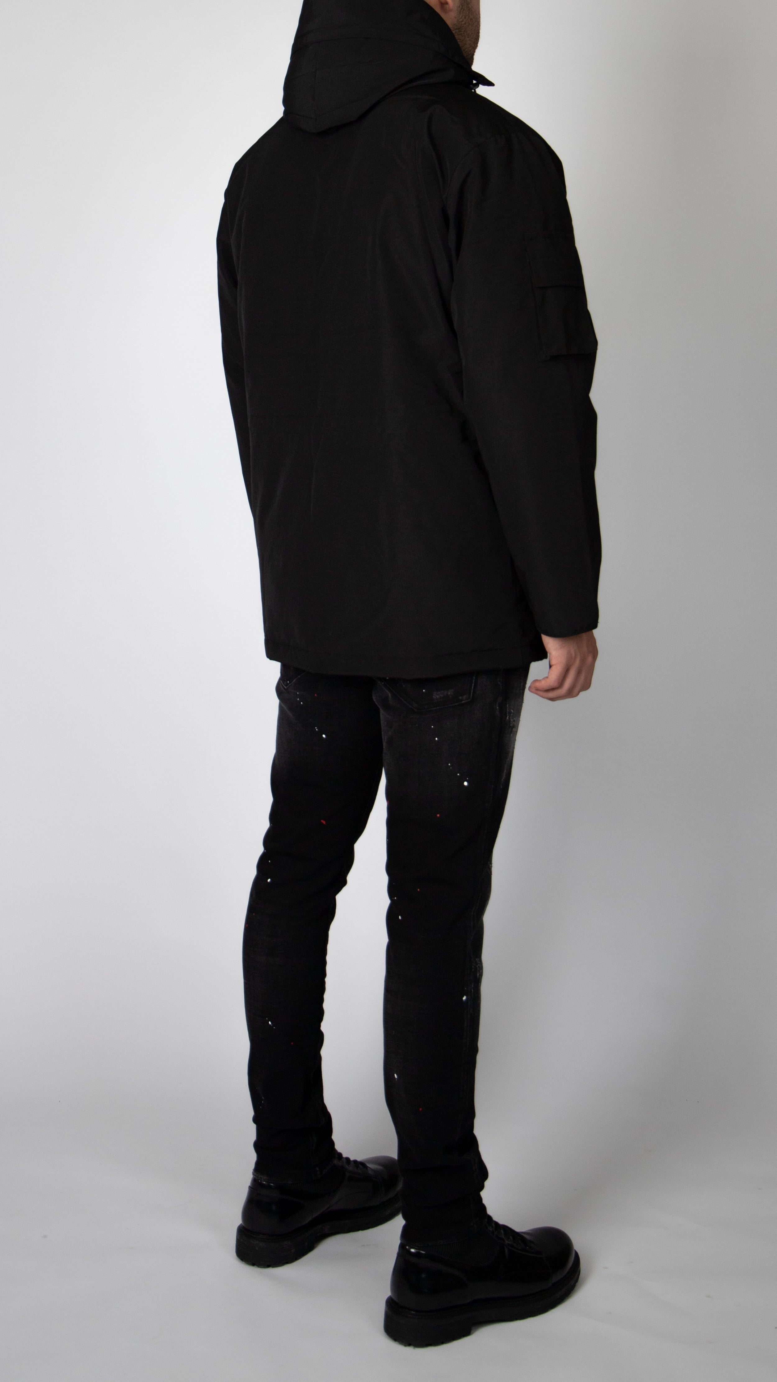 CORTINA LONG JACKET BLACK | BLACK