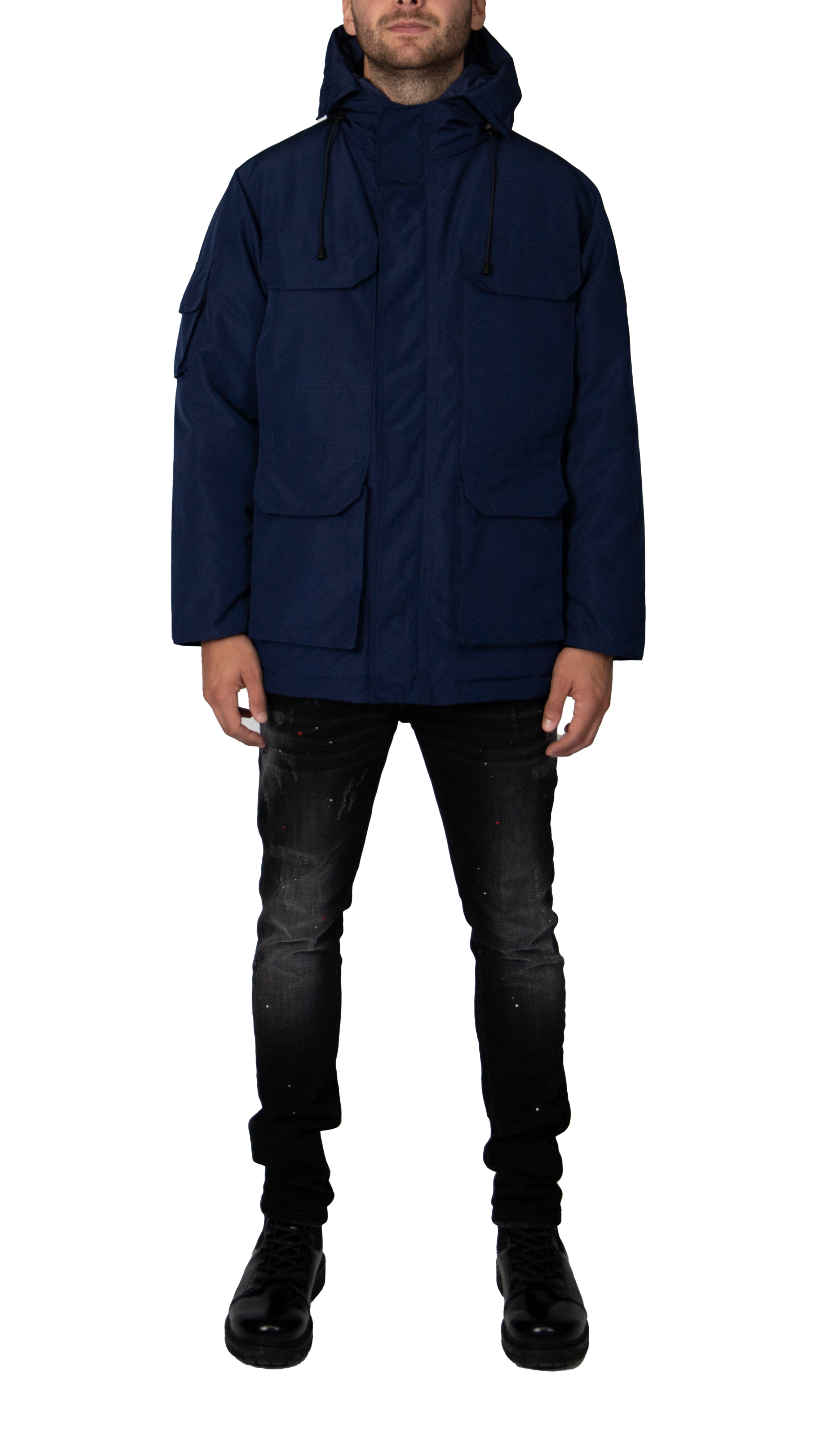 CORTINA LONG JACKET NAVY | NAVY