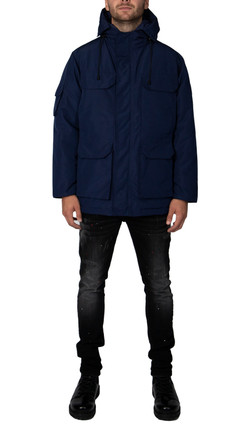 CORTINA LONG JACKET NAVY | NAVY