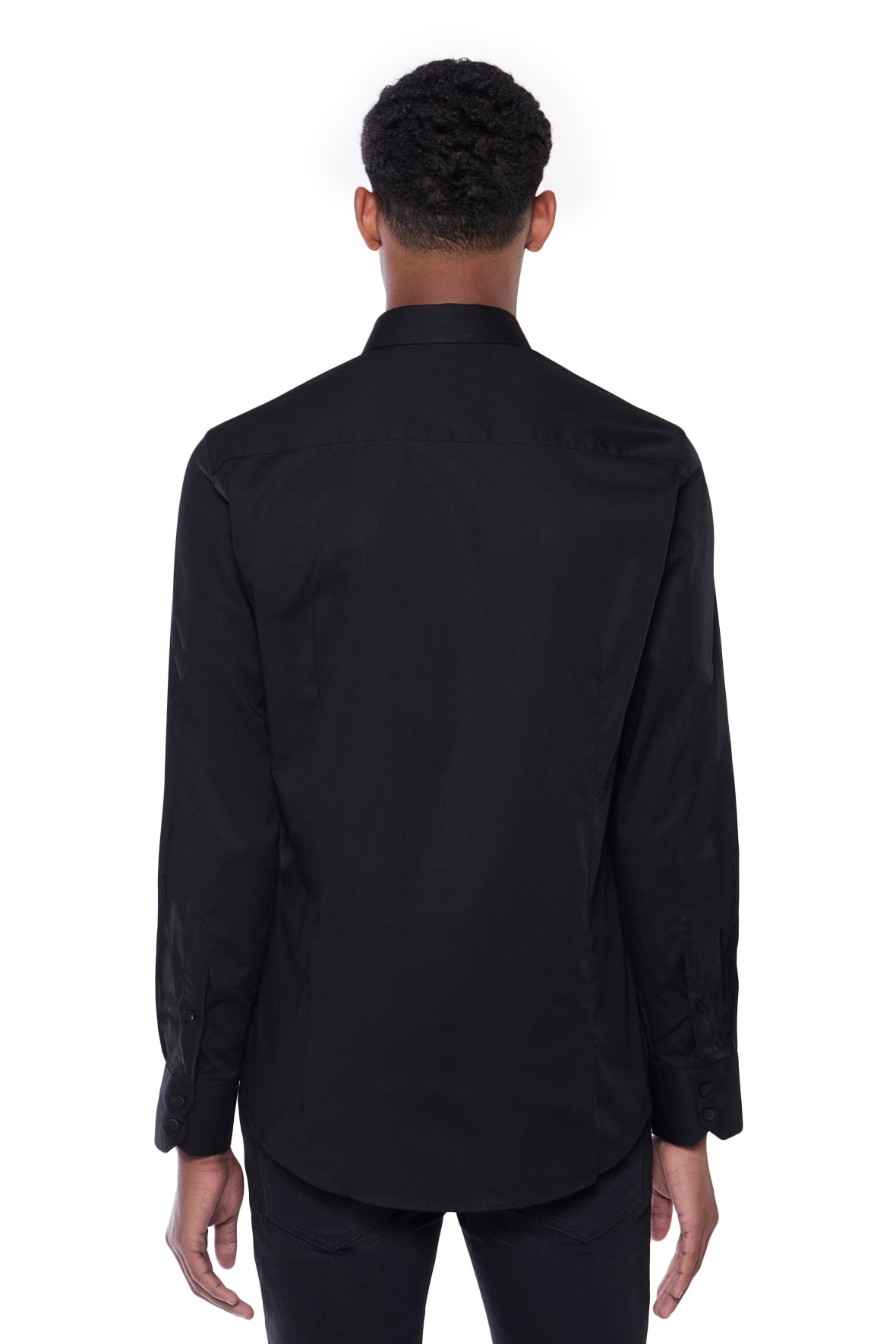 STUDDED POCKET BLOUSE | BLACK