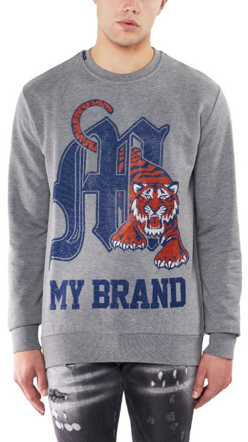 Tiger Sports Sweater | GREY