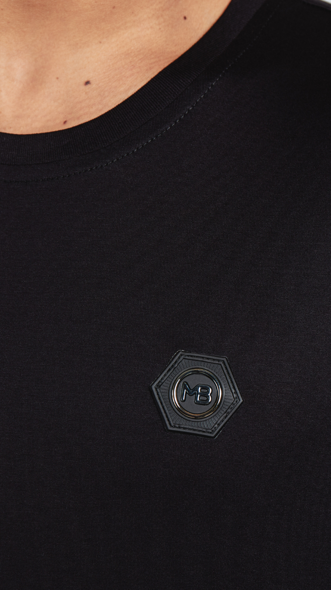 MB Chest Badge Shirt | BLACK