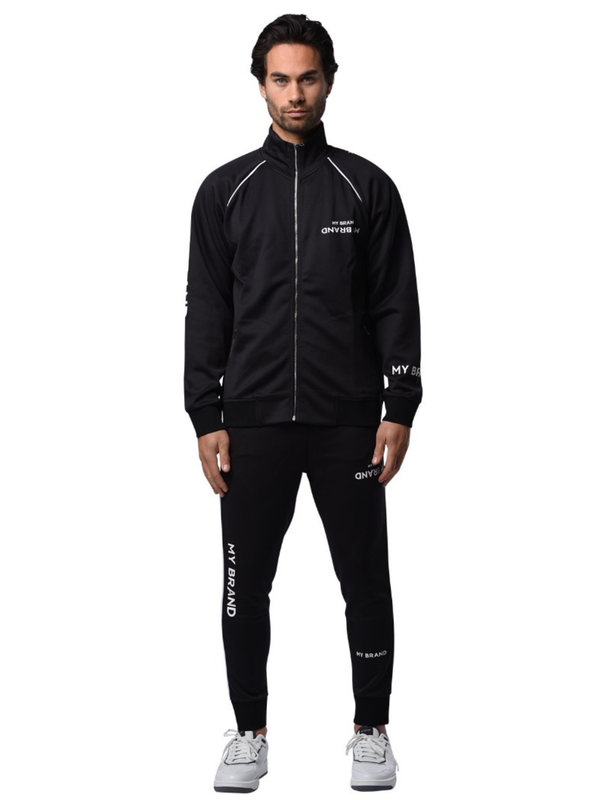 MULTI BRANDING TRACKSUIT | BLACK