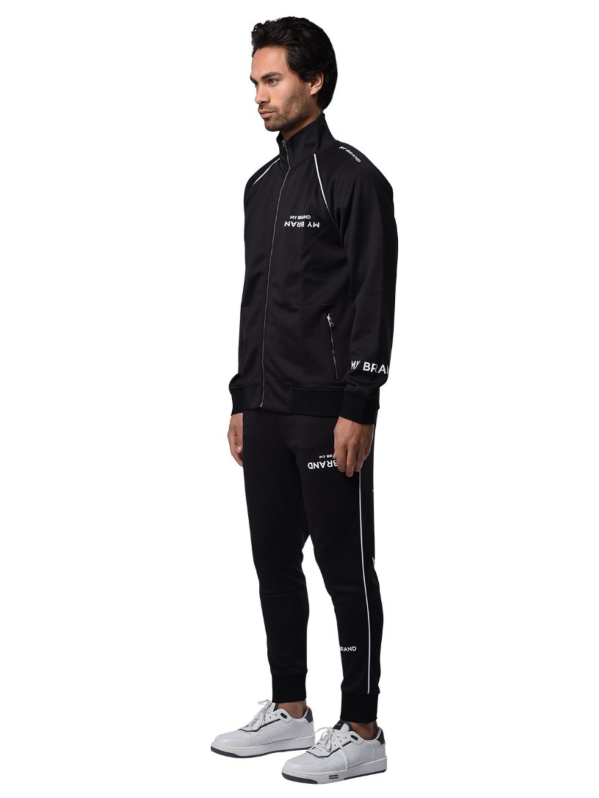 MULTI BRANDING TRACKSUIT | BLACK