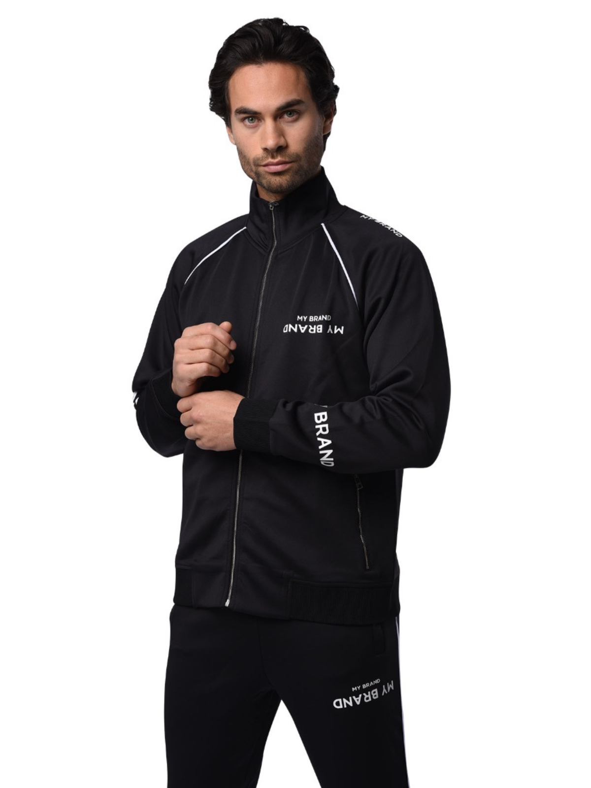 MULTI BRANDING TRACKSUIT | BLACK