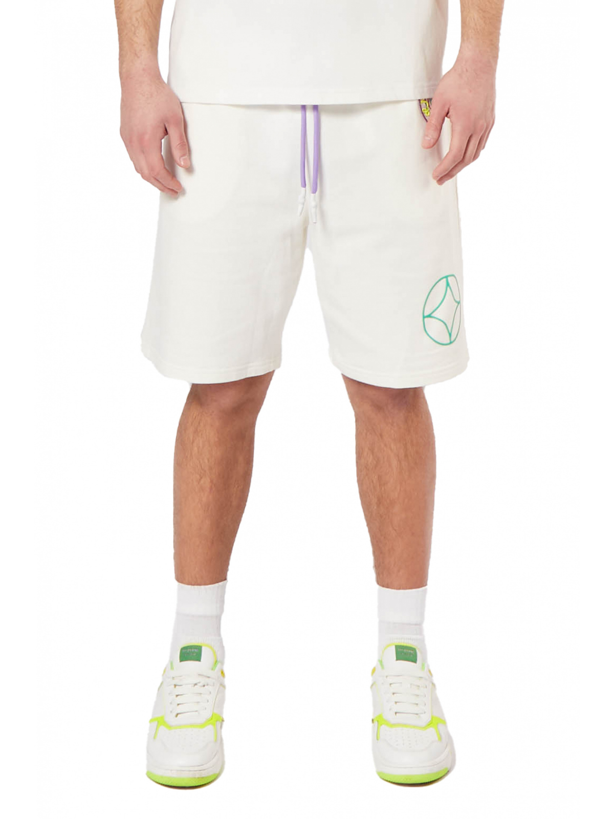 MYBRAND DNA CIRCLE SHORT | OFF-WHITE