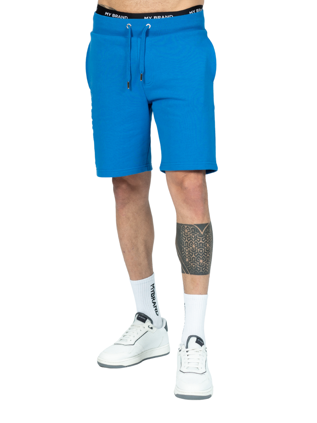 MYBRAND Embosed Statement Short | BLUE